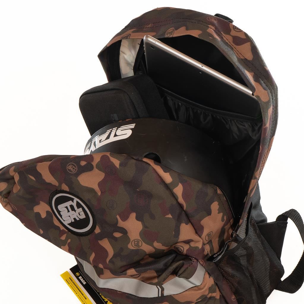 Stay Strong V3 Icon Backpack - Green Camo - Image 3